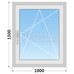 Квартирное остекление из алюминиевого профиля на заказ AL-333